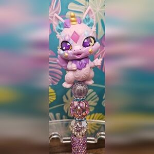 HANDMADE Beaded Pen- Magic Mixies Unicorn